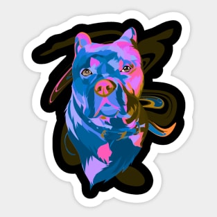 Dog colurful Sticker